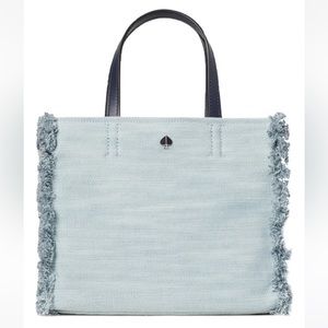 NWT Kate Spade Medium Sam Denim Tote